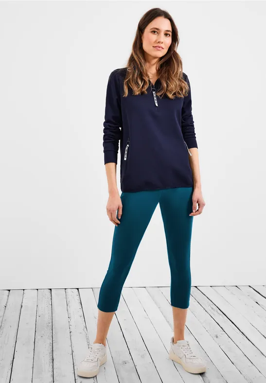 Elastische Leggings teal blue
