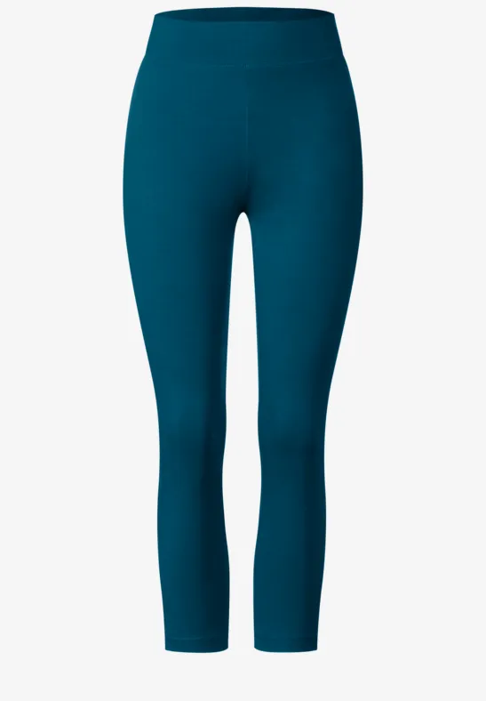 Elastische Leggings teal blue