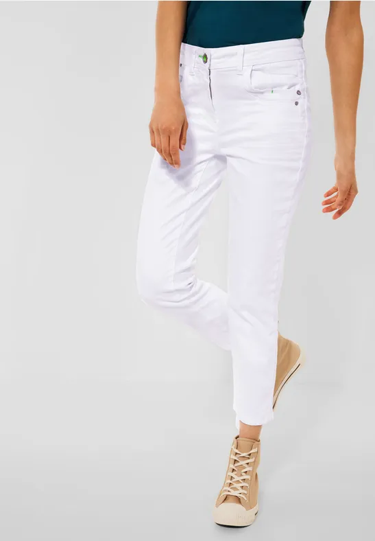 Casual-fit broek White