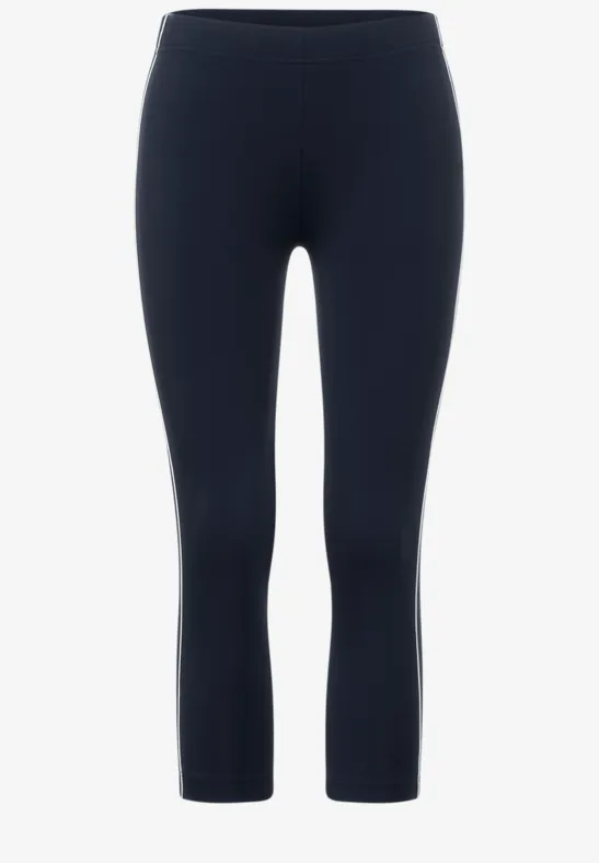 Mesh Detail Leggings deep blue