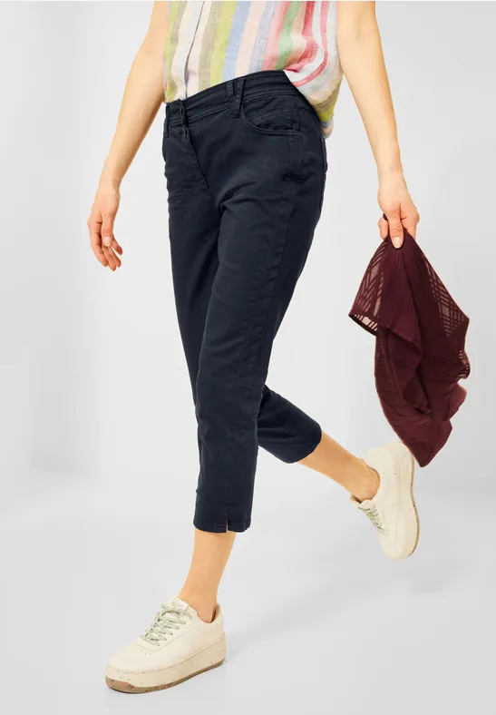 Slim-fit broek deep blue