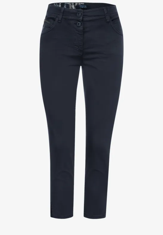 Slim-fit broek deep blue
