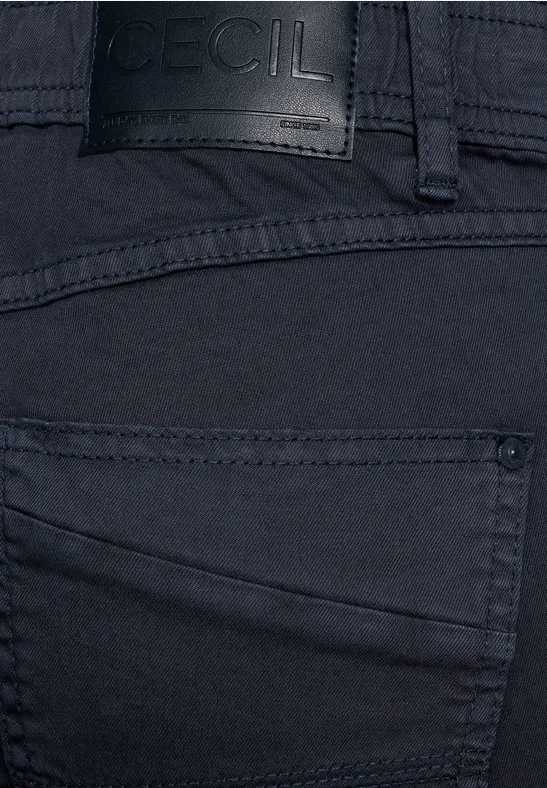 Slim-fit broek deep blue
