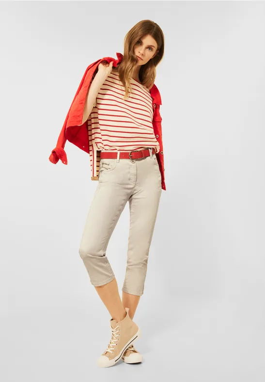 Pantalon slim fit sand beige