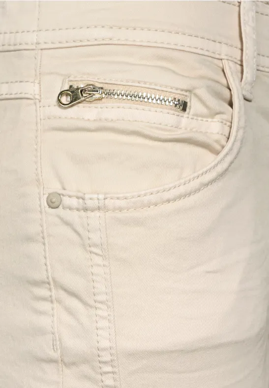Pantalon slim fit sand beige