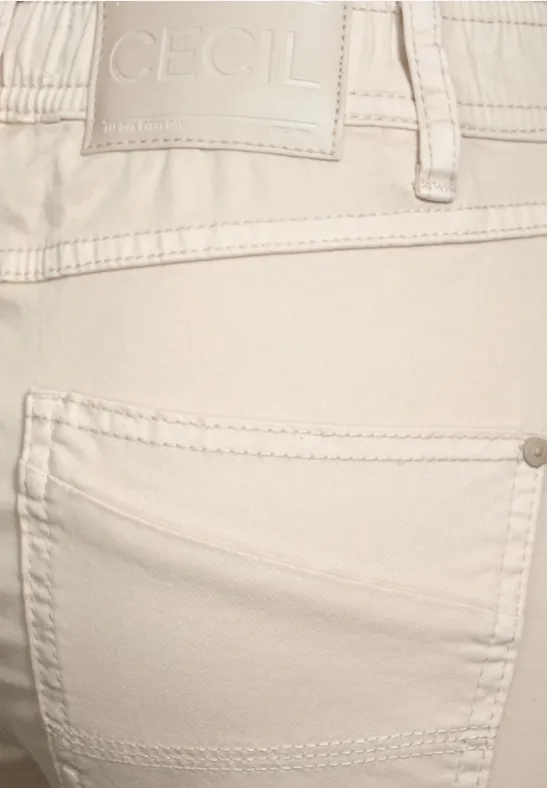 Pantalon slim fit sand beige