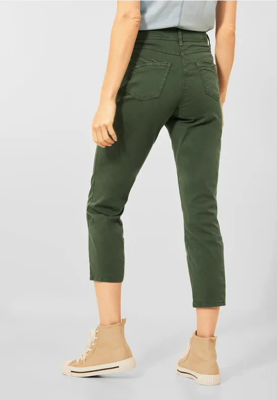 Casual Fit Hose in 7/8 Länge utility olive