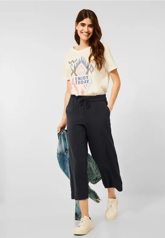 Casual-fit broek carbon grey