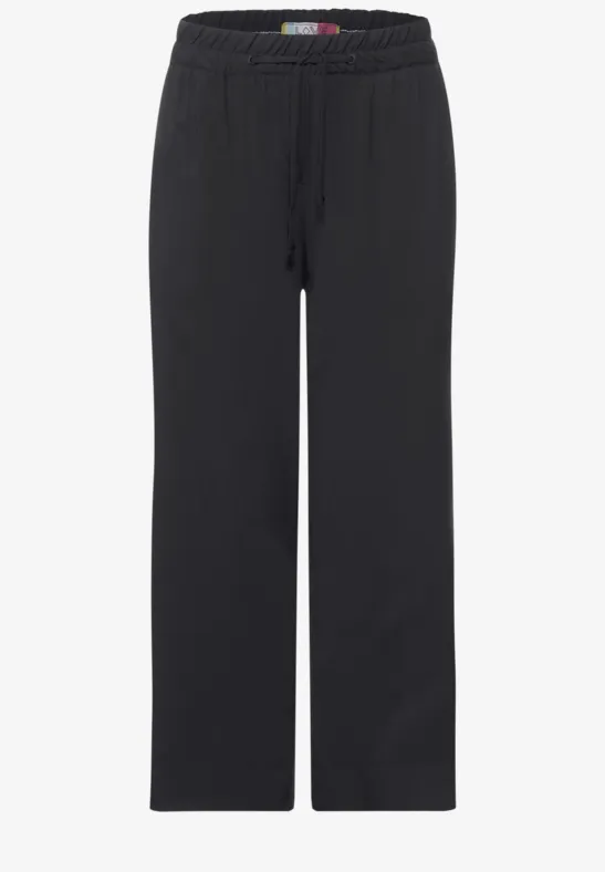 Casual-fit broek carbon grey