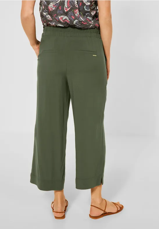 Casual-fit broek utility olive