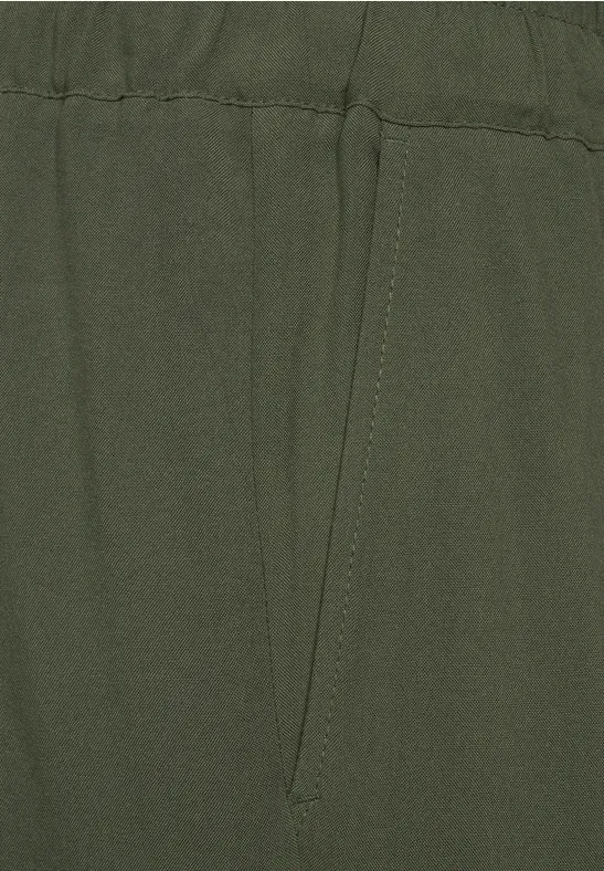 Casual-fit broek utility olive