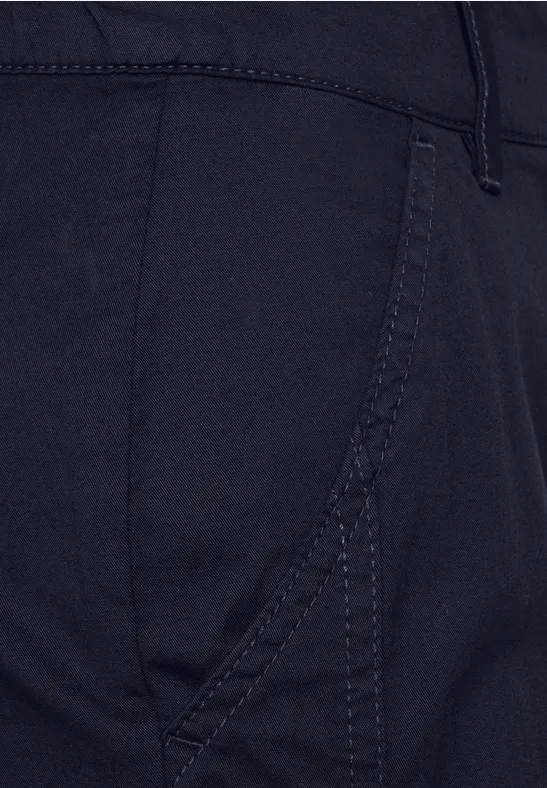 Casual-fit broek deep blue