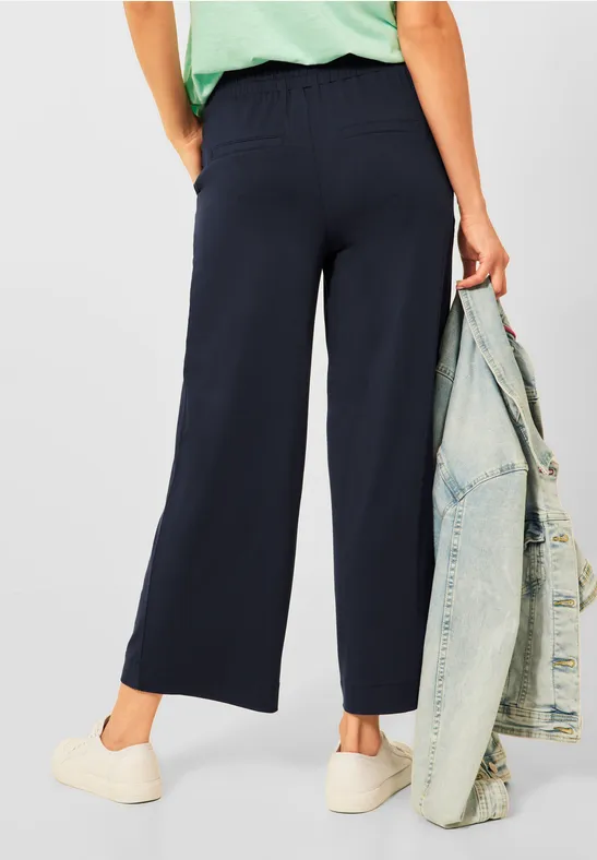 Casual-fit broek 26 inch deep blue