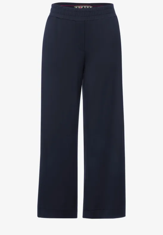 Casual-fit broek 26 inch deep blue