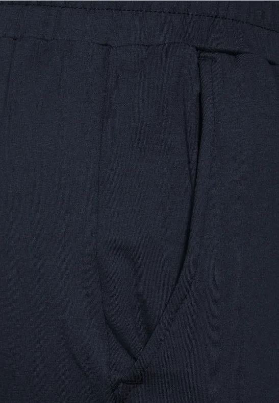 Casual-fit broek 26 inch deep blue