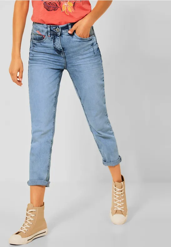 Jean slim fit light blue used wash