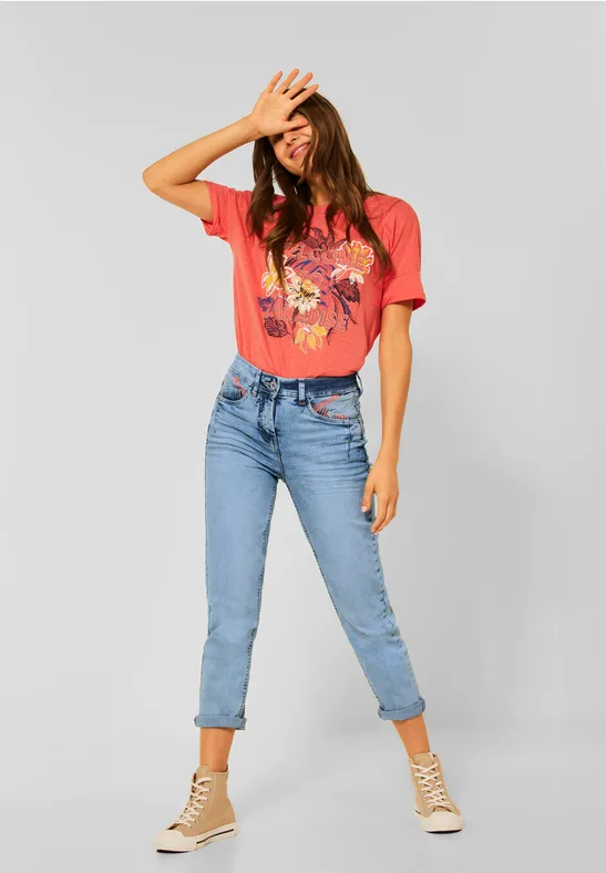 Jean slim fit light blue used wash