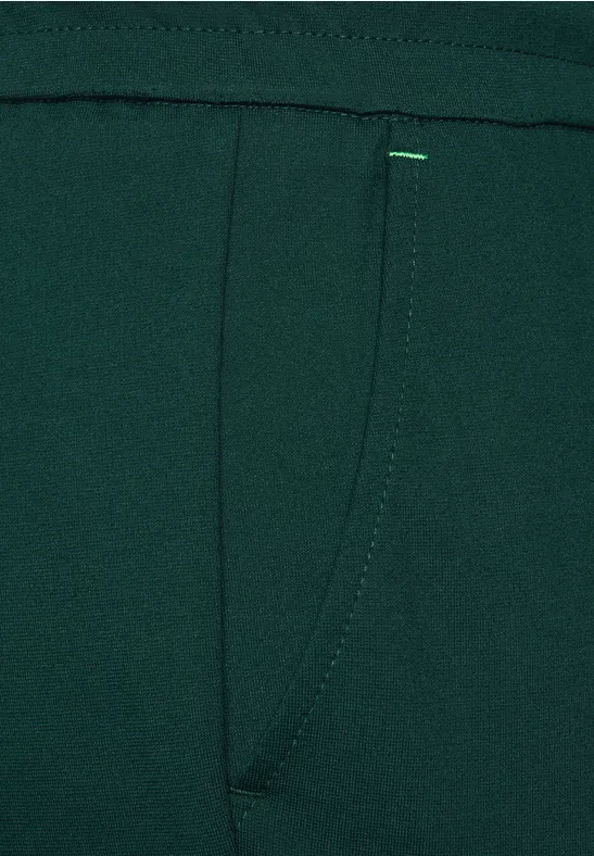 Pantalon casual fit en jersey ponderosa pine green