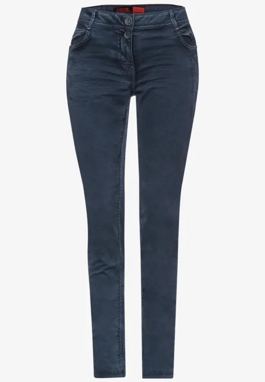 Loose-fit damesbroek night sky blue