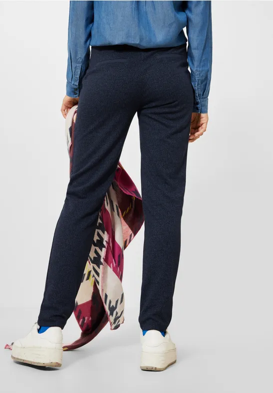Casual Fit Jersey Hose night sky blue