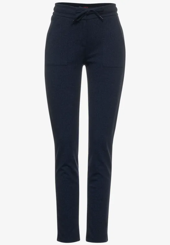 Casual Fit Jersey Hose night sky blue
