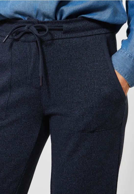 Casual Fit Jersey Hose night sky blue