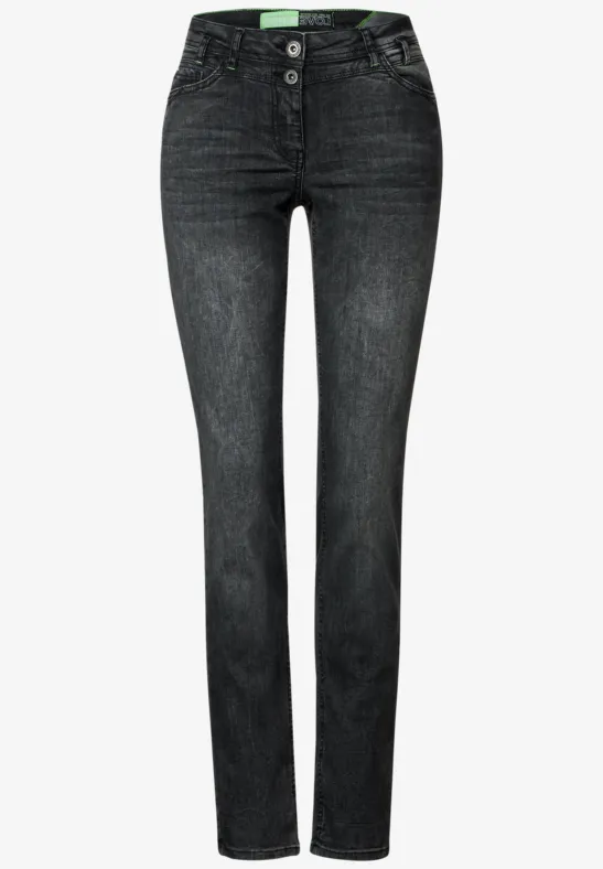 Loose Fit Jeans black used wash