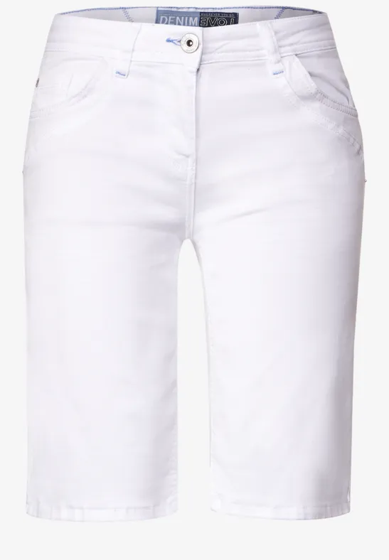 Loose Fit Shorts White