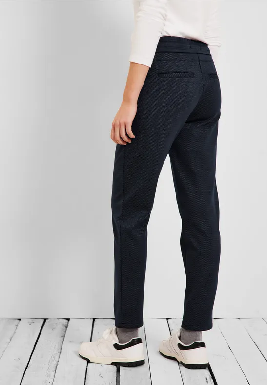 Pantalon coupe classique deep blue