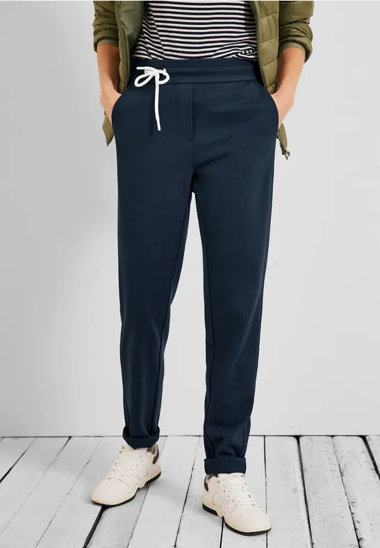 Pantalon coupe classique style jogging deep blue