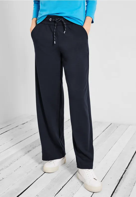 Loose fit broek deep blue