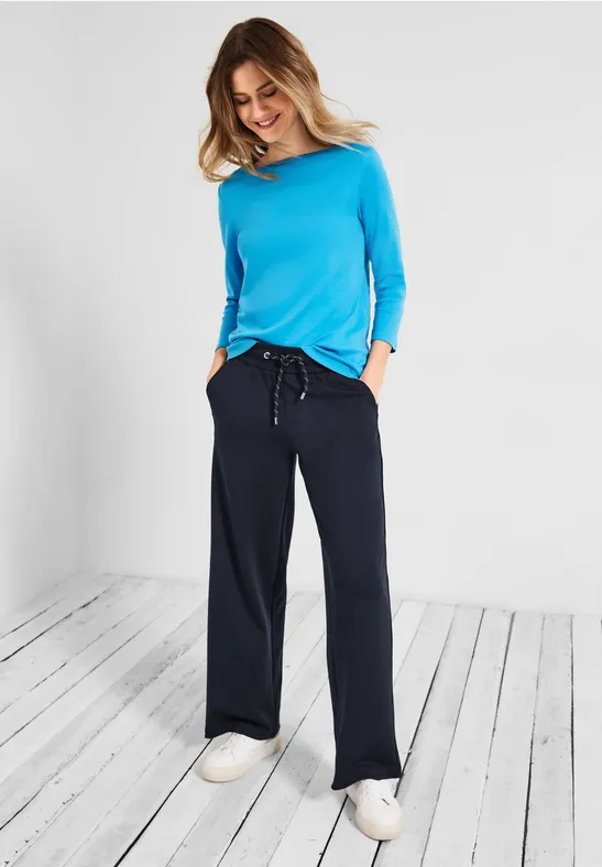 Loose fit broek deep blue