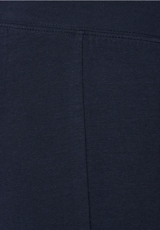 Leggings in Unifarbe deep blue