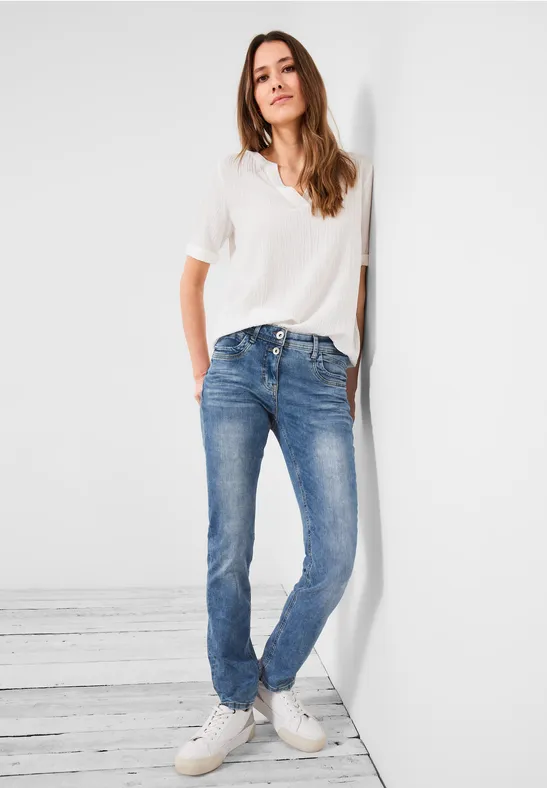 Loose Fit Jeans fresh blue random wash