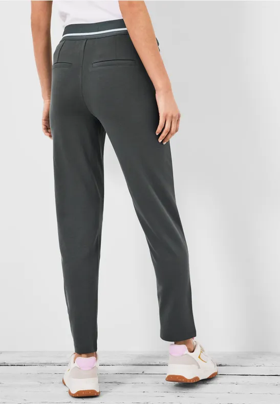 Casual Fit Hose mit Stretch easy khaki