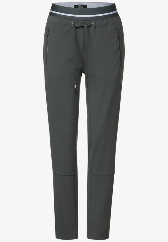 Casual Fit Hose mit Stretch easy khaki