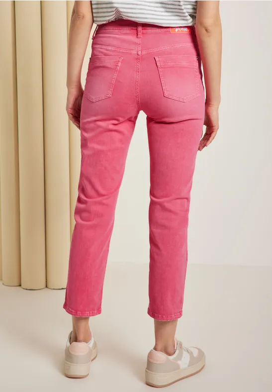 Slim Fit Coloured Jeans strawberry red