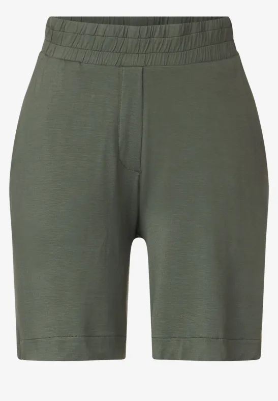 Jersey Loose Fit Shorts sporty khaki