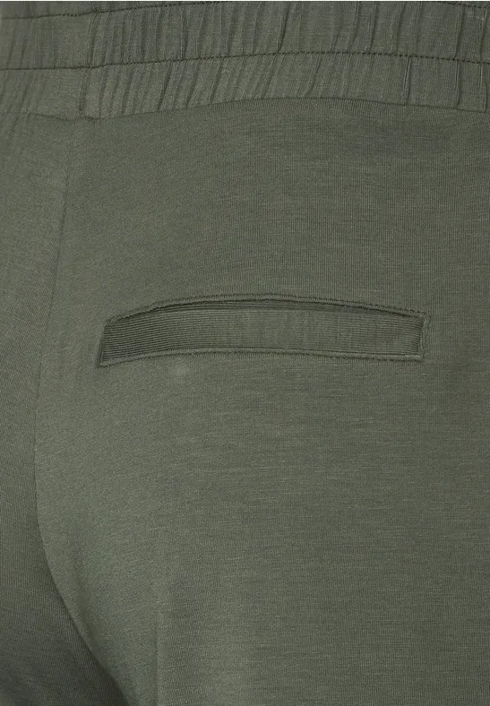 Jersey Loose Fit Shorts sporty khaki