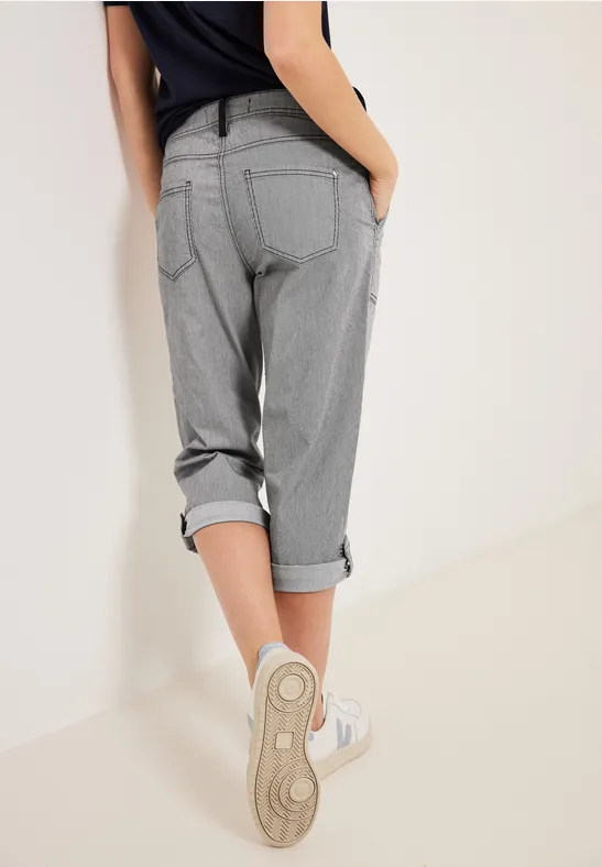 Casual Fit Hose in 3/4 carbon grey