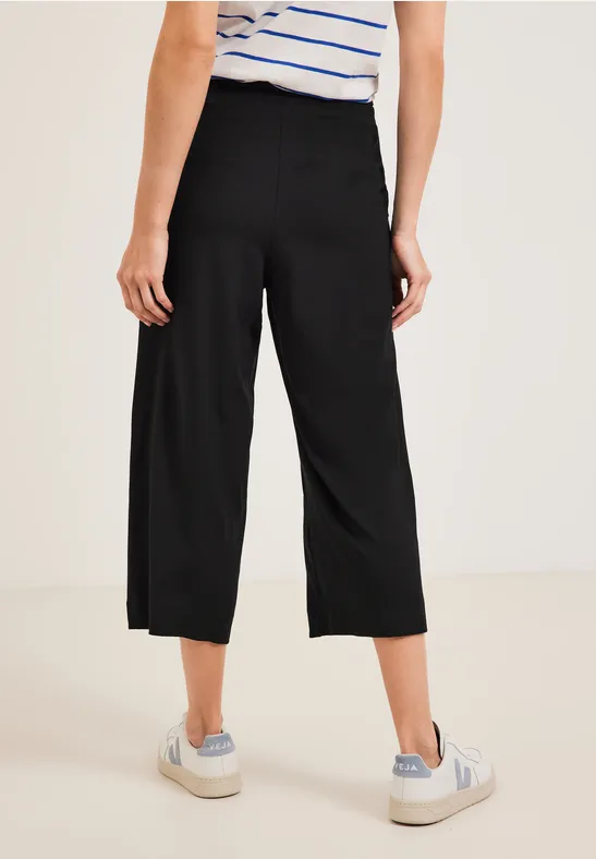 Casual fit broek Black