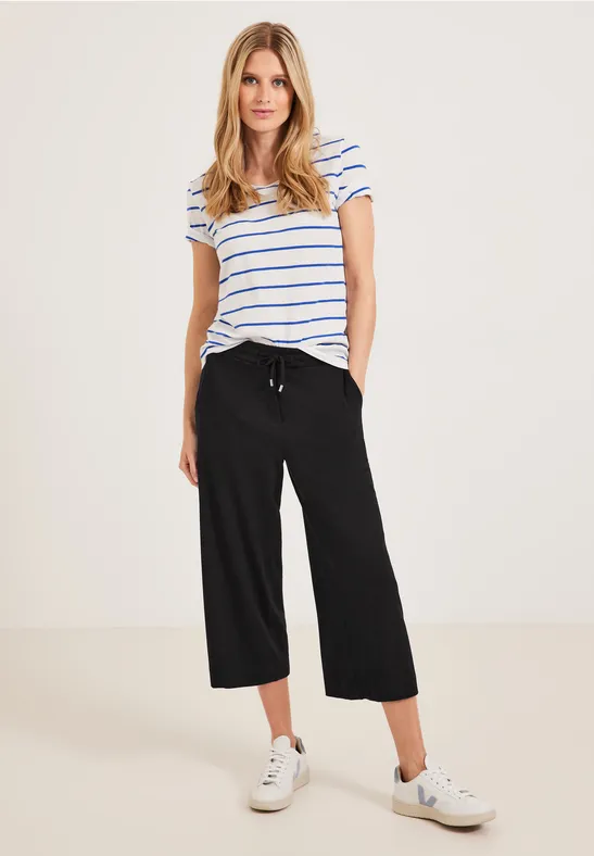 Casual fit broek Black