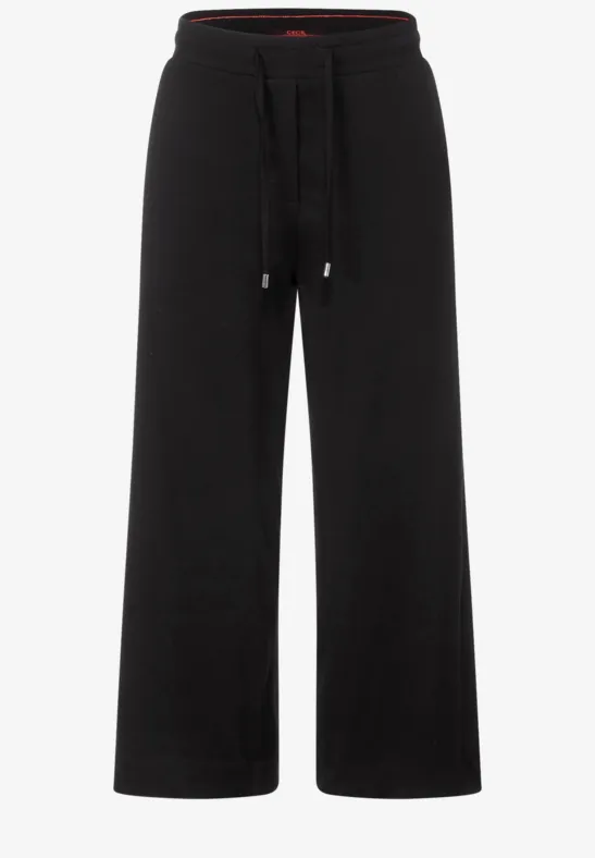 Casual fit broek Black