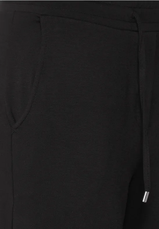 Casual fit broek Black