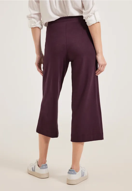 Casual fit broek wineberry red