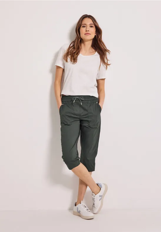 Pantalon papertouch coupe classique easy khaki