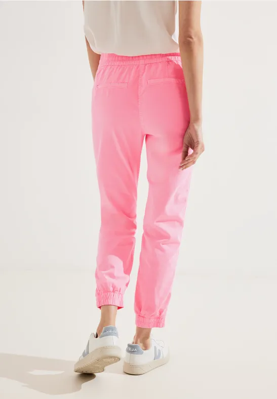 Casual Fit Hose soft neon pink