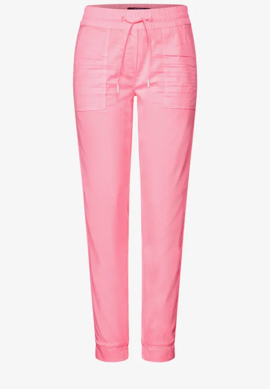 Casual Fit Hose soft neon pink