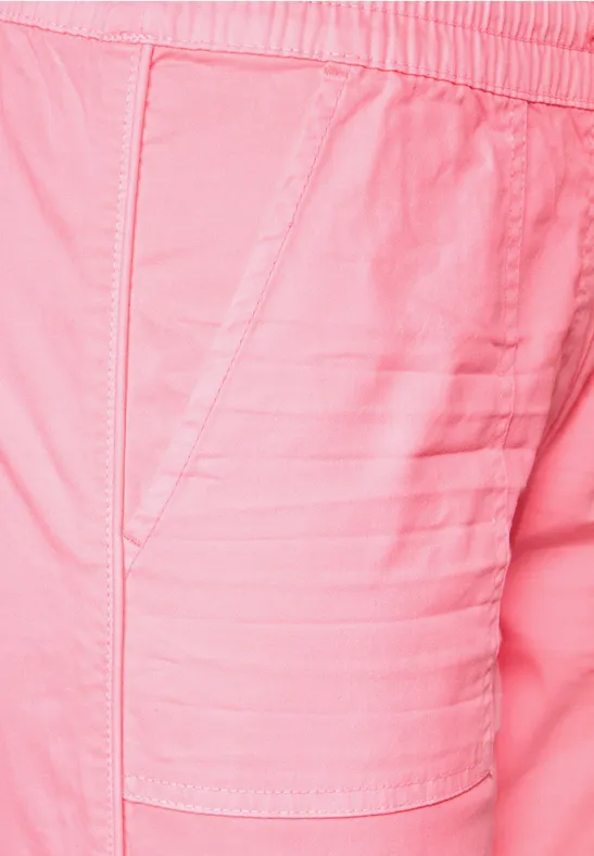 Casual Fit Hose soft neon pink