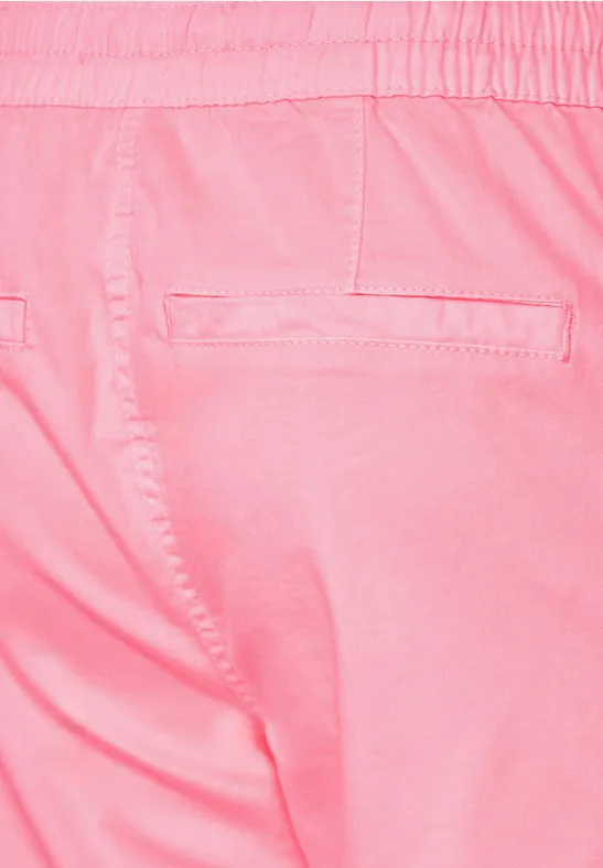 Casual Fit Hose soft neon pink